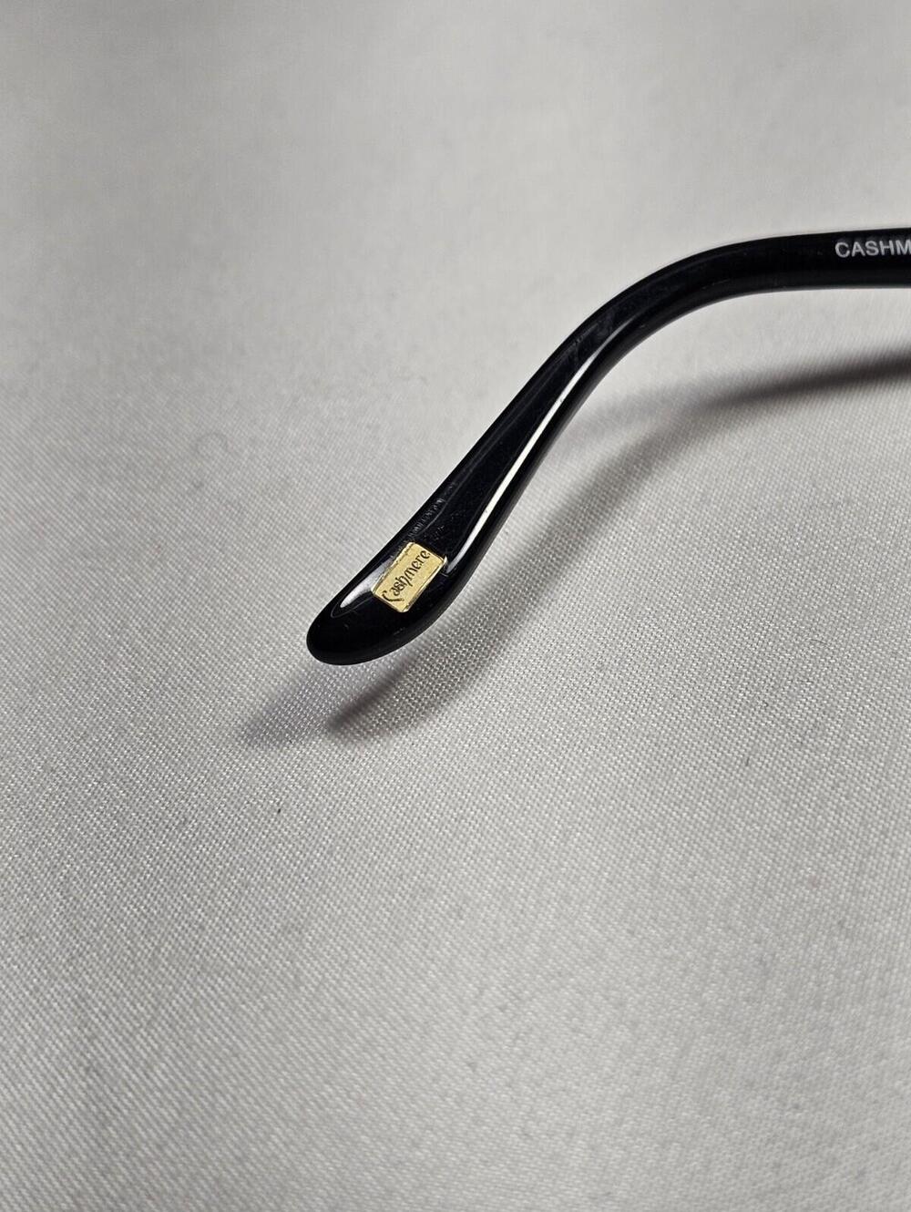 Cashmere 470 Eyeglasses 135 Gold And Black FRAMES ONLY - Picture 6 of 10